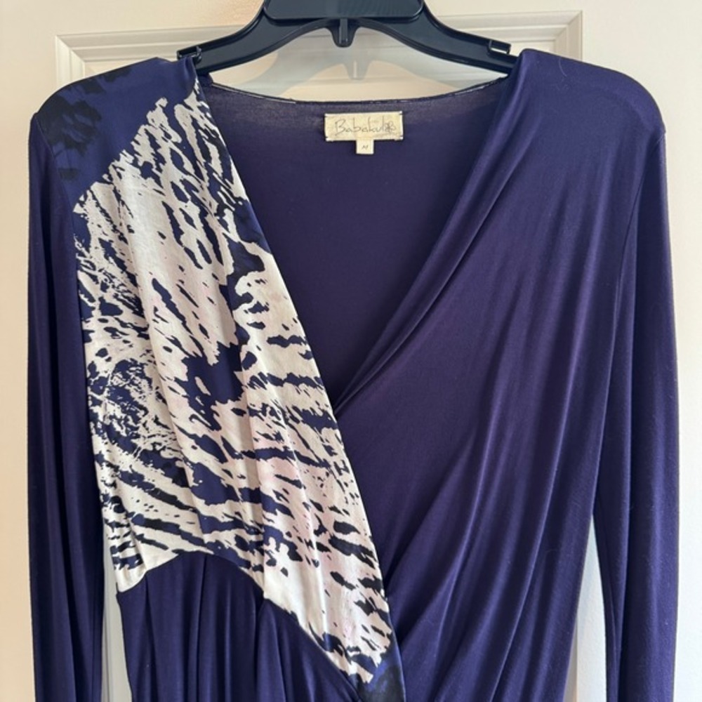 Babakul Wrap Cross Front Dress‎ - Picture 4 of 5